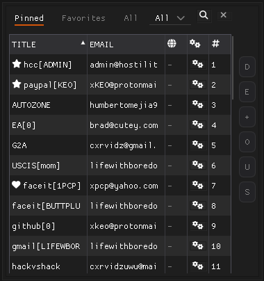 Password Manager screenshot